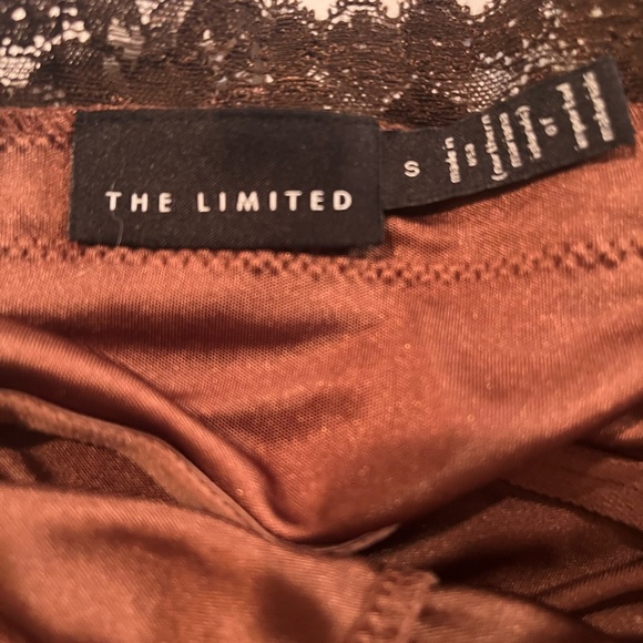 The Limited Brown cami with lace trim. Size small - Picture 6 of 10
